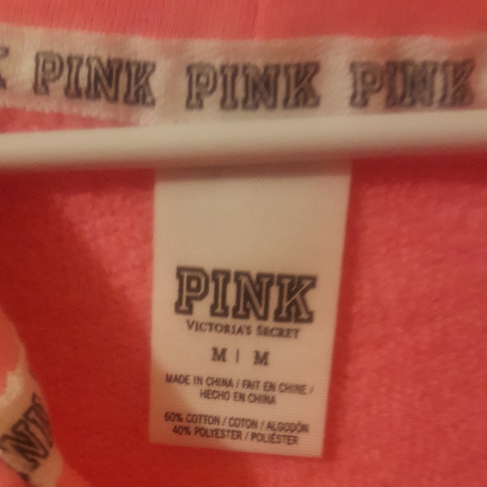 PINK zip up hoodie NWOT - Picture 4 of 5